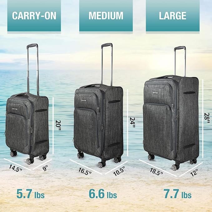 Cantor Ultra Lightweight Softside Luggage - Image 2