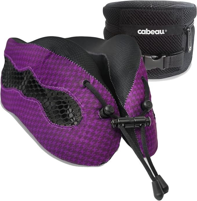 Cabeau Long Haul Flight Cooling Travel Neck Pillow – Evolution Cool – by Cabeau
