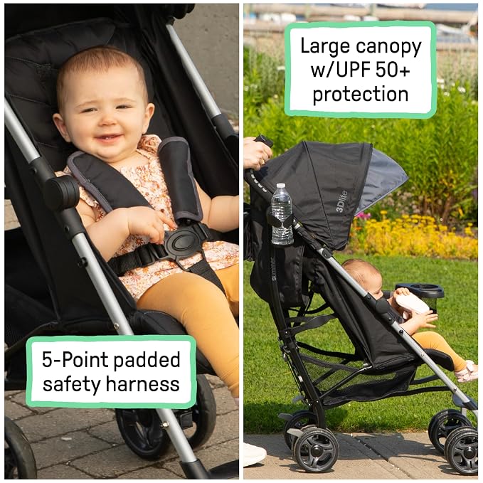 Summer Infant Ingenuity 3Dlite Convenience Stroller, Large Seat Area, 4 - Image 4