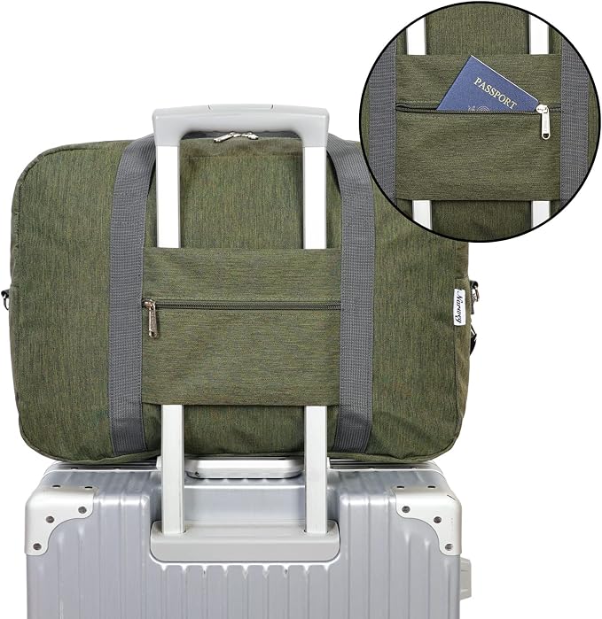 For United Airlines Foldable Carry on Bag 22x14x9 Travel Duffel Bag Packable - Image 6