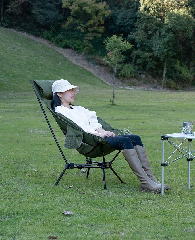 iClimb Ultralight Compact Camping Folding Beach Chair - Image 2
