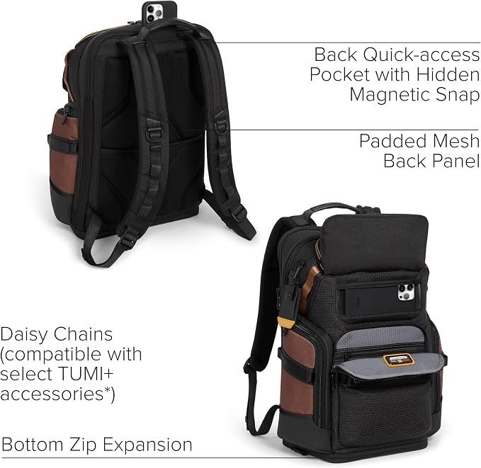 TUMI - Alpha Bravo Nomadic Backpack - Men's Durable Carry On Bag - 18.8" X - Image 4