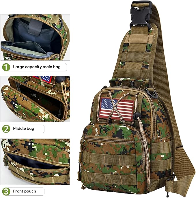 80L 2Pcs Hiking Backpack for Men - Image 8