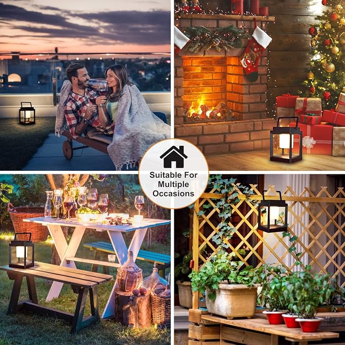 LETRY Outdoor Table Lamp, Brightness LED Nightstand Lantern, Portable - Image 7