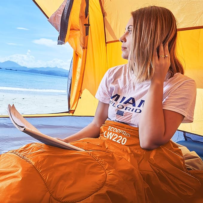 ECOOPRO Warm Weather Sleeping Bag - Image 5