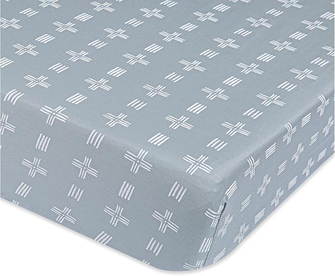 Crane Baby Soft Cotton Crib Mattress Sheet, Fitted Sheet by CraneBaby