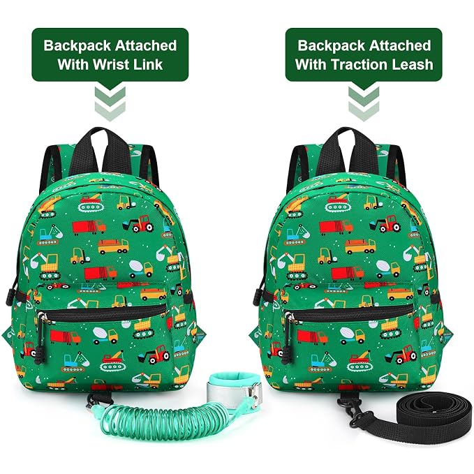 Accmor Toddler Backpack with Leash, Cute Baby Backpack with Anti Lost Wrist Link - Image 4