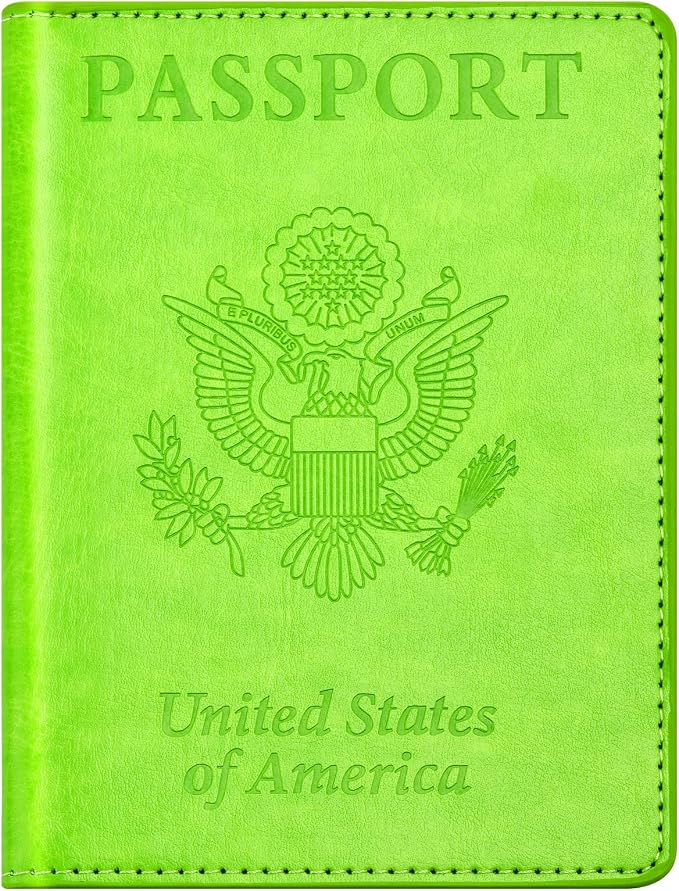 BB-green Passport and Vaccine Card Holder Combo by welcometoEoehro