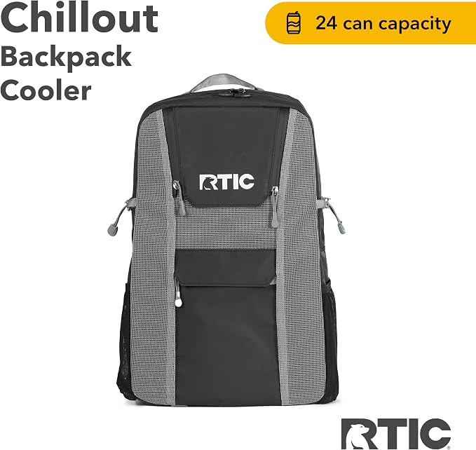 RTIC Chillout 24 Can Backpack Cooler Insulated Portable Soft Cooler Bag - Image 3