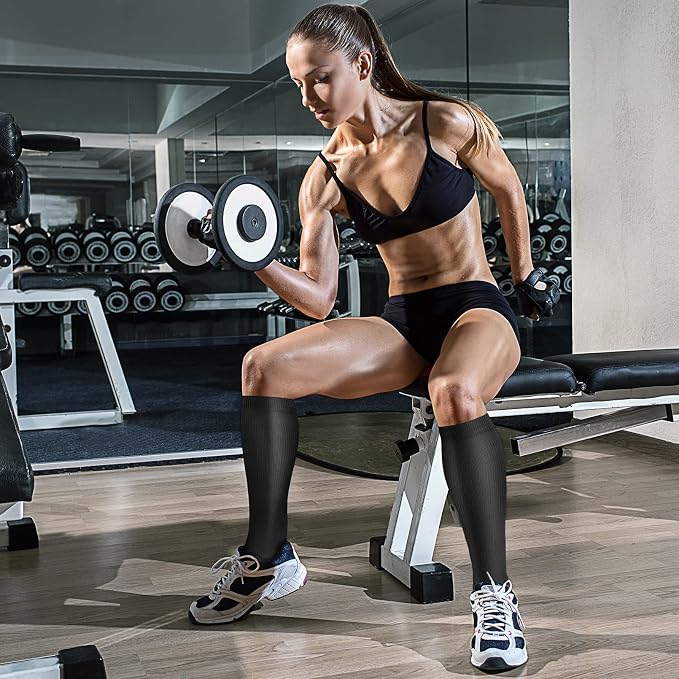 CHARMKING Compression Socks for Women & Men Circulation 15-20 mmHg is Best - Image 4