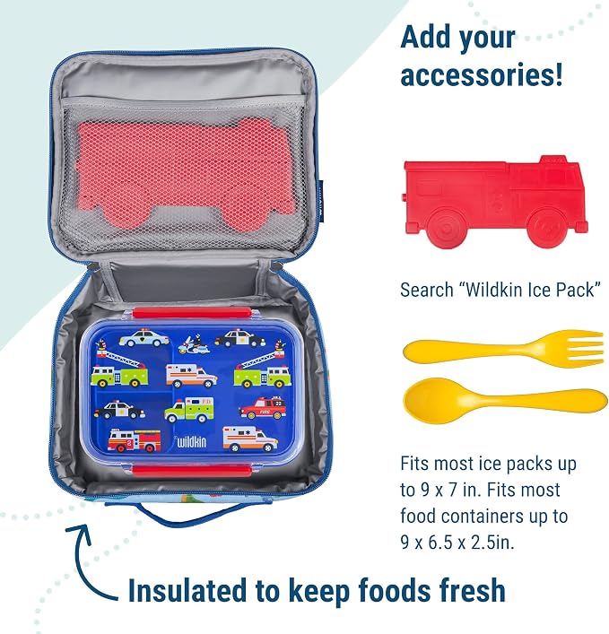 Wildkin Kids Insulated Lunch Box – Durable and Reusable - Image 5