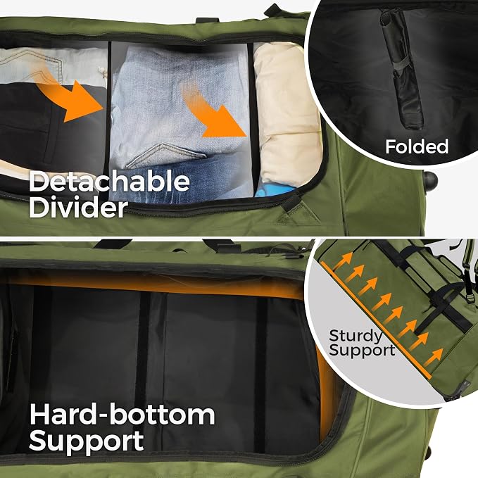 110L/120L Rolling Duffel Bag - Image 3