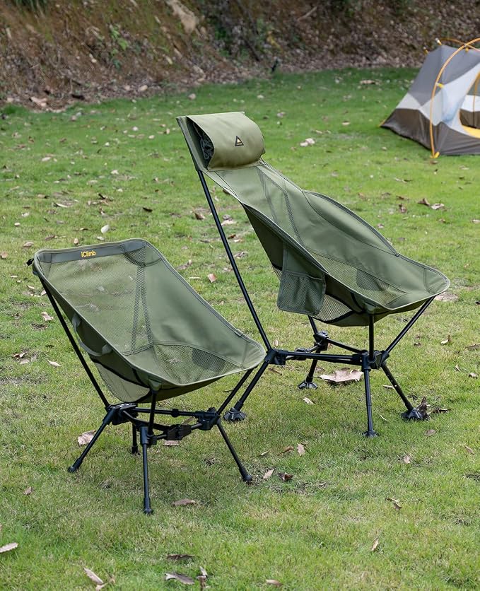 iClimb Ultralight Compact Camping Folding Beach Chair - Image 8