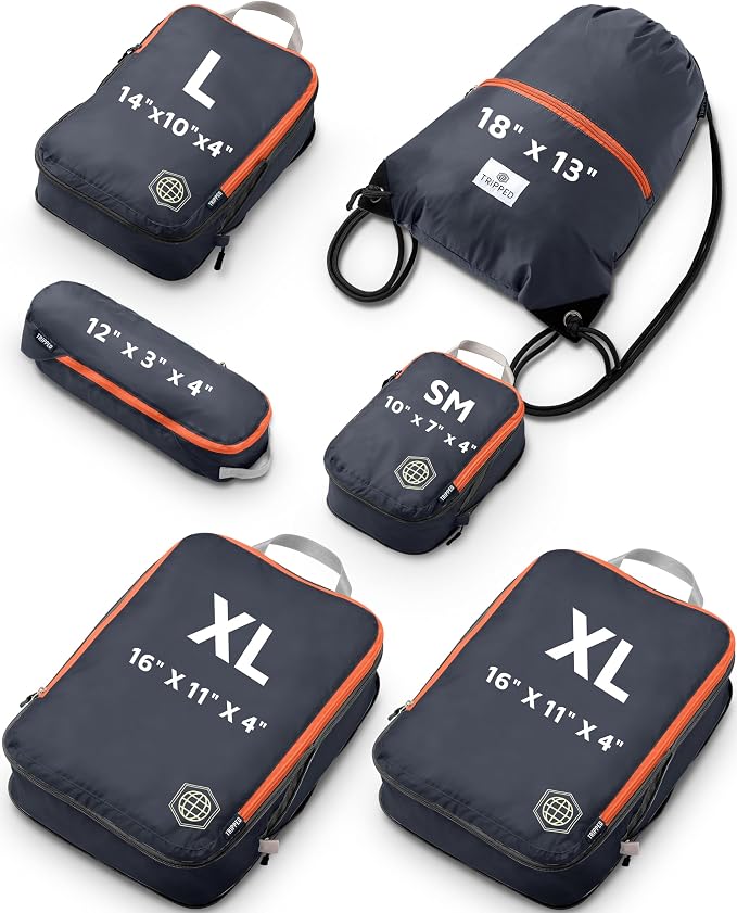 Large Compression Packing Cubes 6 Piece Set - Image 3
