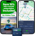 GPS Tracker for Vehicles with Magnet– 4G LTE Real-Time Location Device with App by MyLoc8