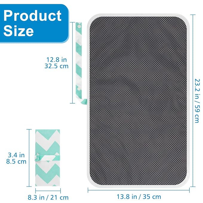 Accmor Portable Diaper Changing Pad, Waterproof Foldable Baby Changing Mat - Image 7