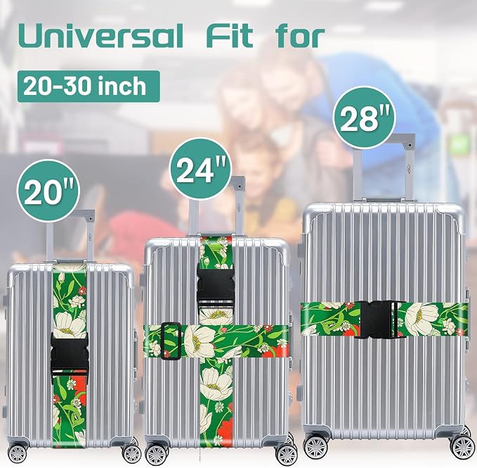 Slohif Luggage Straps for Suitcases Travel Belt Accessories Luggage Connector - Image 3