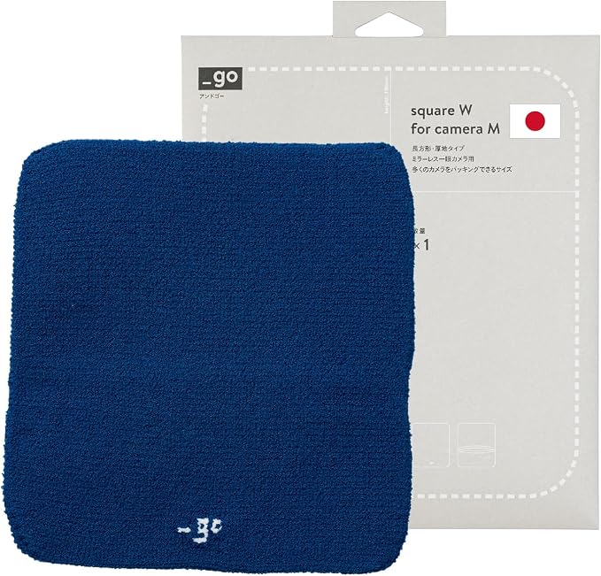 Camera Cover, Square W, Made in Japan, M size by PACKINGKNIT_GO