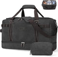 ZOMFELT Travel Duffle Bag for Men, Waterproof Canvas Overnight Duffel Bag by ZOMFELT