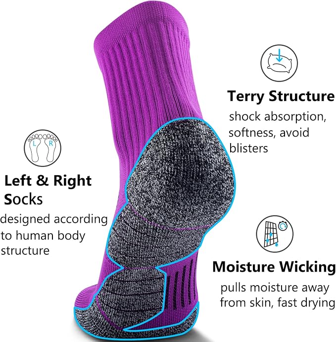 CWVLC Cushioned Compression Sport Quarter Socks - Image 4