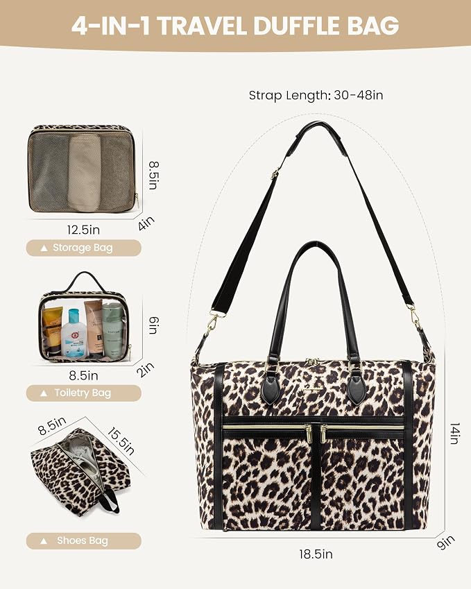 LOVEVOOK Travel Weekender 4-in-1 Duffle - Image 2