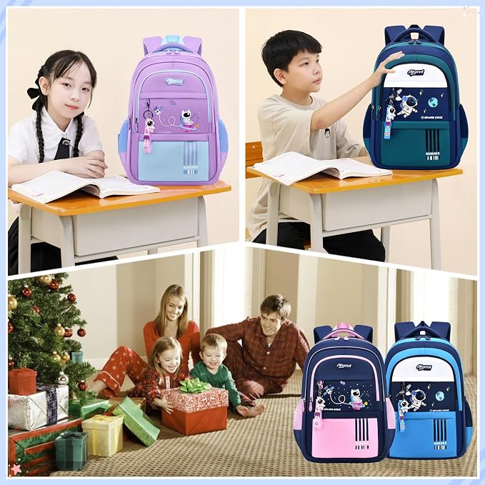 Astronaut-space Kids Backpack for Girls-Boys Elementary Middle School Backpack - Image 7
