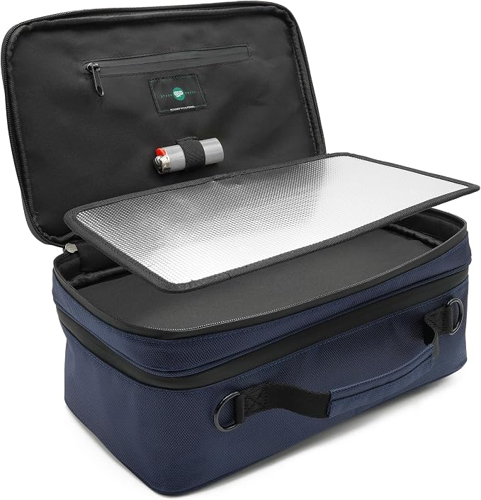 Large Storage Case with TSA Combination Lock Bag, Portable Carbon Lined - Image 8