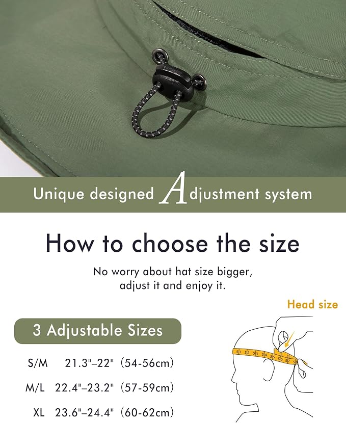 UV 50 Sun Hat for Women Wide Brim - Image 3
