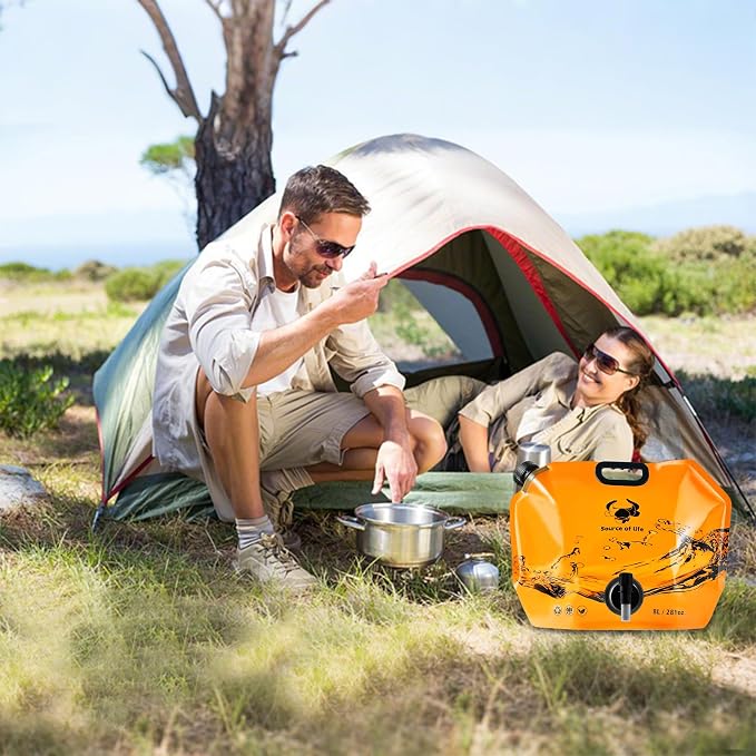 Collapsible 8L Water Storage Bag, BPA-Free Portable Folding Water Jug - Image 8