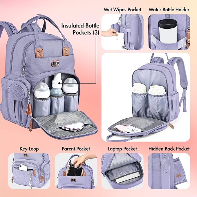 Dikaslon Diaper Bag Backpack - Image 4
