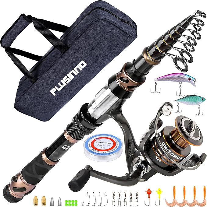 PLUSINNO Fishing Rod and Reel Combos by PLUSINNO
