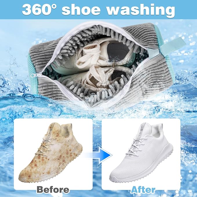 Shoe Washing Machine Bag, Versatile Laundry Bag - Image 4