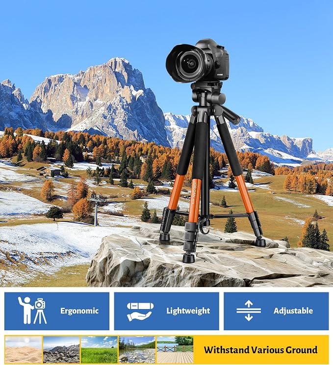 JOILCAN Tripod for Camera, Phone Tripods for Video Recording Photo Vlog - Image 8