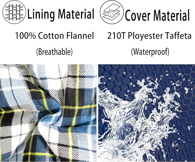 0 Degree Sleeping Bag 100% Cotton Flannel XXL - Image 3