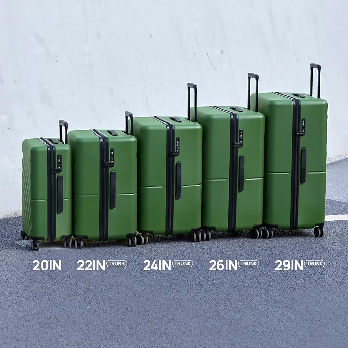Luggage Sets 2 Piece, Carry On Luggage Airline Approved, Large Checked Trunk - Image 2