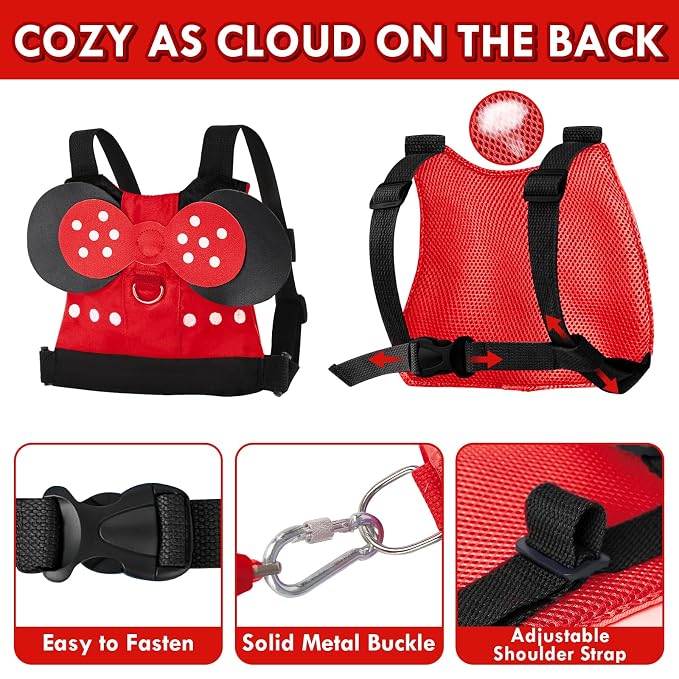 Lehoo Castle Toddler Leash for 1-5 Years, Baby Safety Harness for Girls - Image 4