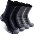 Elite Cushioned Compression Mid-crew Socks 4-Pack by Sitoisbe