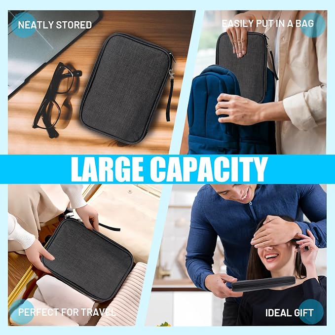 Travel Cable Organizer Bag, Electronics Organizer Tech Pouch - Image 7