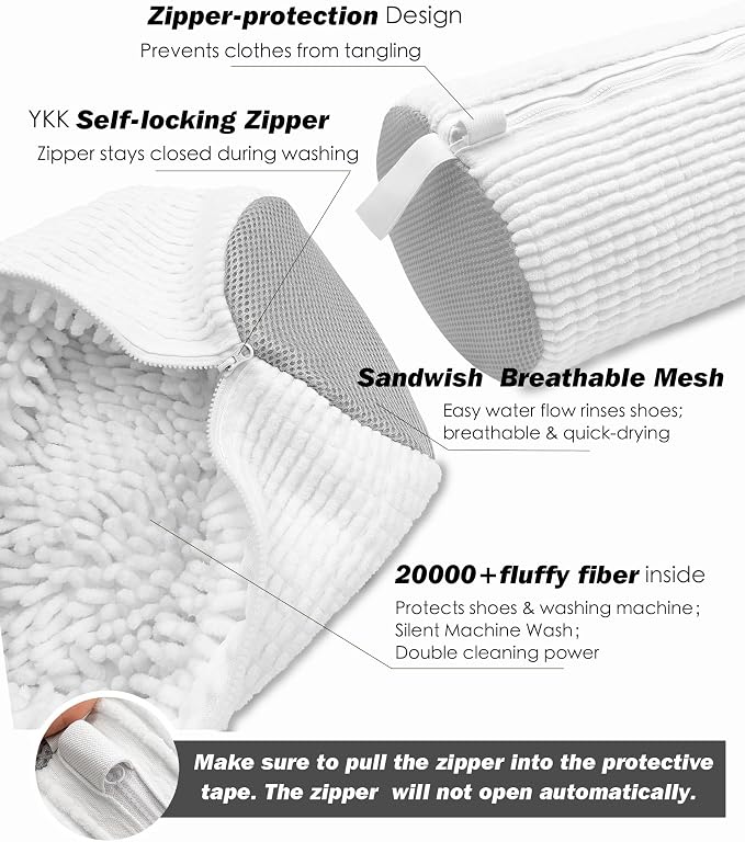 Shoe Washing Machine Bag, Laundry Shoe Bag - Image 3