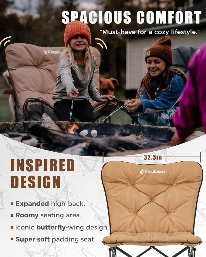 KingCamp Butterfly Chair Oversized XL Saucer Chair - Image 3