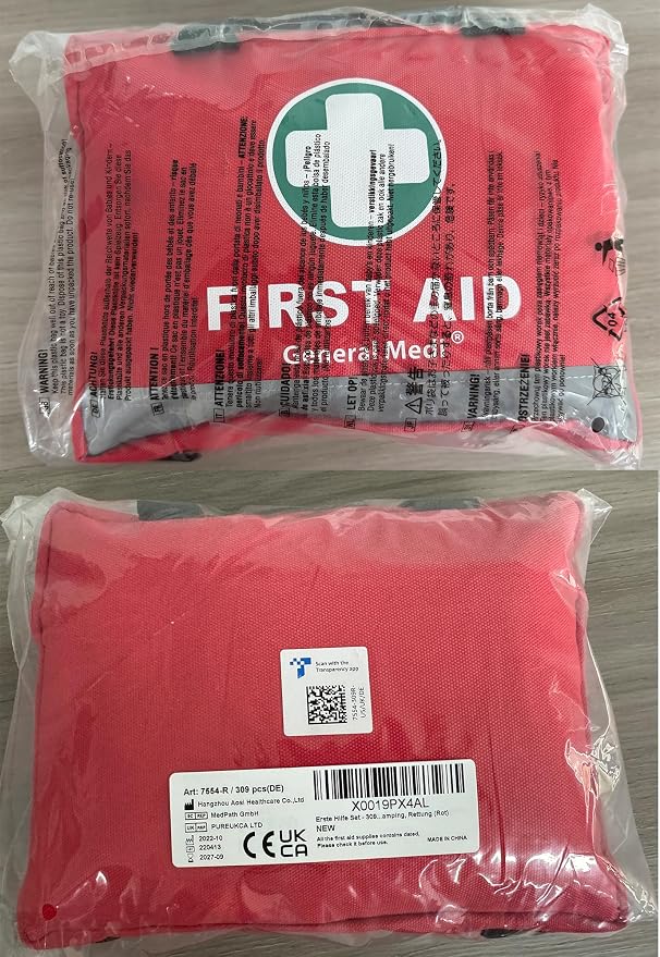 General Medi First Aid Kit -309 Pieces- Reflective Bag Design - Image 8