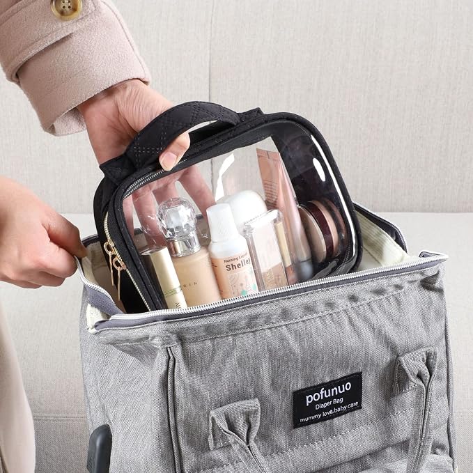 PACKISM TSA Approved Toiletry Bag, 3 Pack Clear Makeup Bags - Image 7