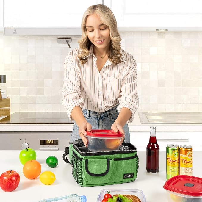 opux Lunch Box for Men, Adult Lunch Box Cooler, Insulated Lunch Bag Women - Image 4