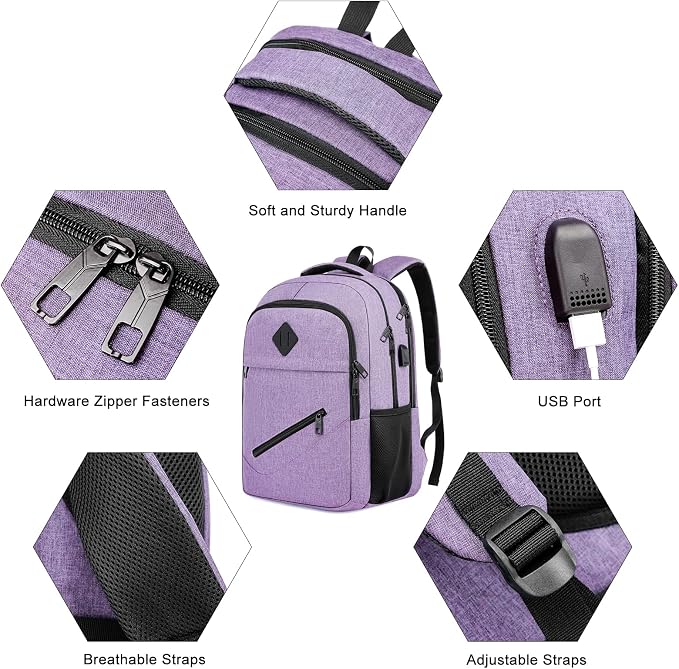 BIKROD Backpack for Girls Women, School Backpack for Teen Boys, Lightweight - Image 3