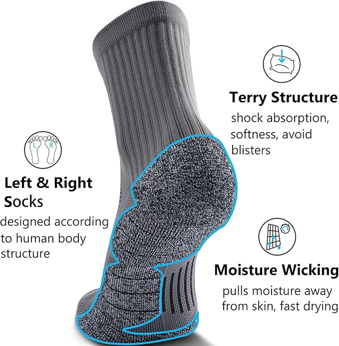 CWVLC Cushioned Compression Sport Quarter Socks - Image 4