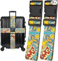 Totem Flowers Luggage Straps for Suitcases, Adjustable Luggage Travel Belt to by Unknown