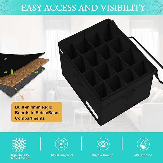Luvhomee Shoe Storage Organizer, Fits 16 Pairs, Large Shoe Organizer Box - Image 4