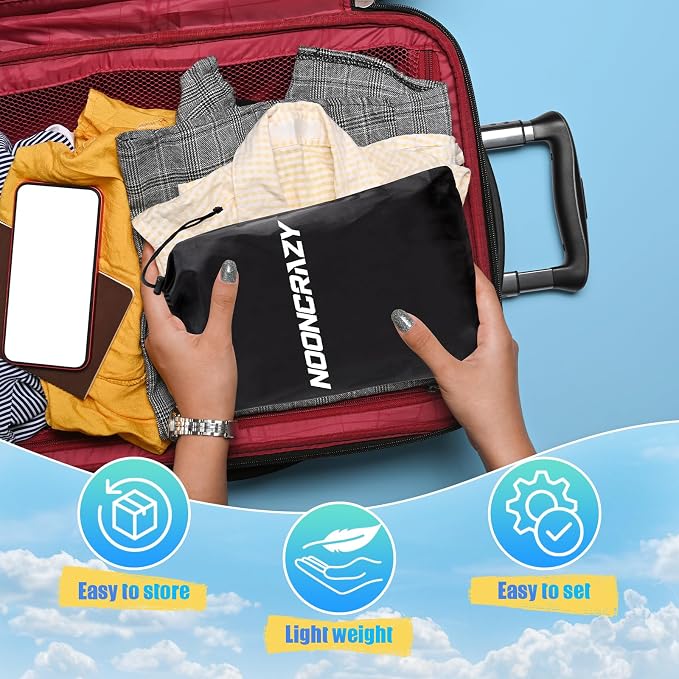 Airplane Foot Hammock, No Collapse Foot Rest - Image 5