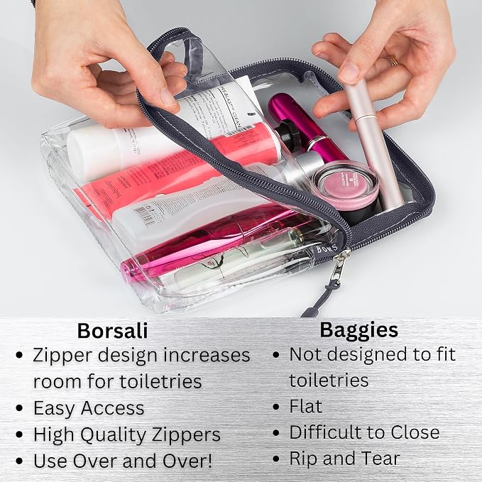 BORSALI TSA-Approved Quart-Sized Bag - Image 4