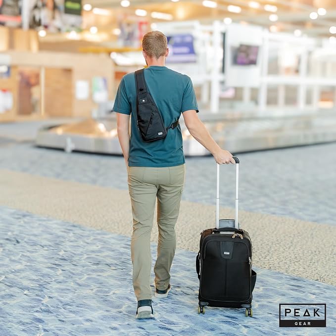 Peak Gear Travel Sling Bag. Compact Crossbody Bag | Lighter and Smaller than a - Image 6